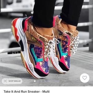 Take It And Run Sneaker (Multicolor)